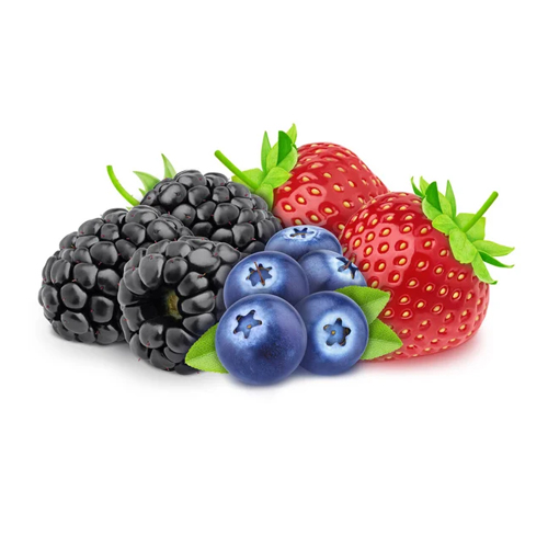 mixed berry mushroom gummies