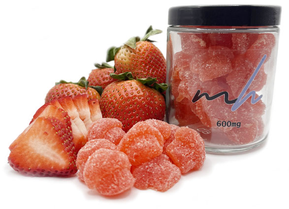 strawberry mushroom gummies